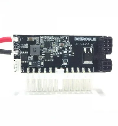 DC-ATX -400W moduł zasilania wejściowego Pico PSU 12V obsługuje karty graficznej 8PIN zasilacz do obudowy ITX MATX port XT60 — zdjęcie 2