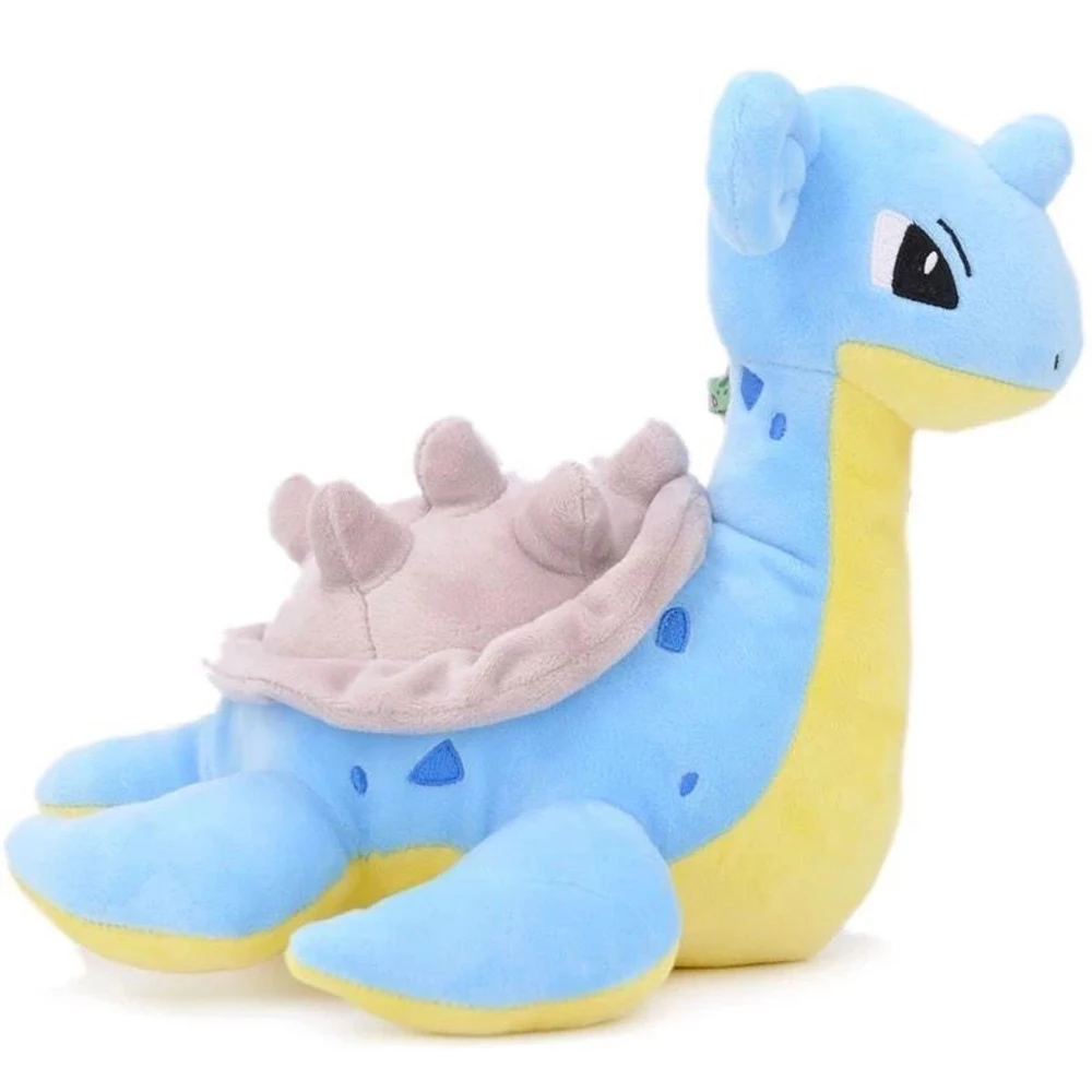 Kawaii Lapras محشوة اللعب الكرتون لطيف المياه Sprit أفخم الدمى رمي وسادة هدية عيد ميلاد للأطفال الأصدقاء الأولاد