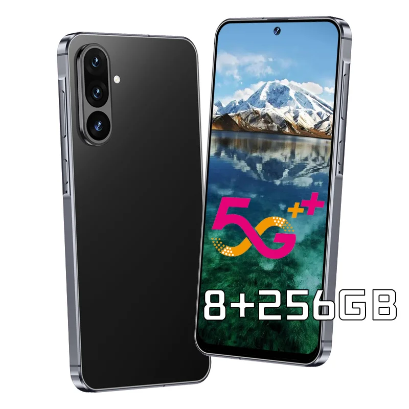 2026 Neues Android 5G Smartphone, 8GB + 256GB EU-Version, 6,8-Zoll HD-Vollbildschirm, Dual-SIM Dual-Standby, KI-Kamera, GPS, Unterstützung für schnelles Laden, Stylus inklusive, Kopfhörer inklusive,