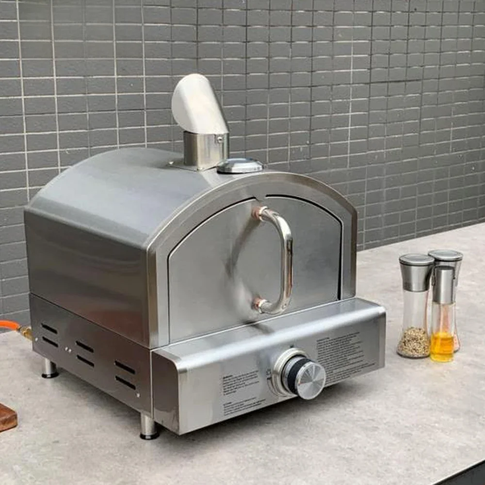 Xeoleo pro table Pizza ofen 12 Zoll Pizza bäcker im Freien LPG Gas Backen Edelstahl Grill Braten