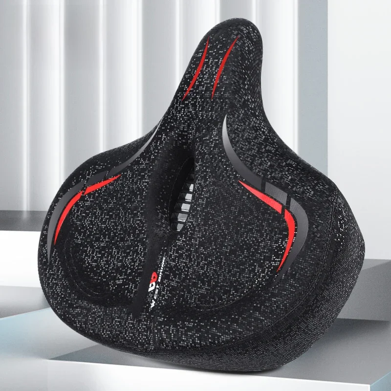 AliExpress West Biking WEST BIKING Oversized MTB Bike Seat Wide Bicycle Sofa-Like Comfy Saddle Universal Electric Bike Exercise Stationary Bike Seat