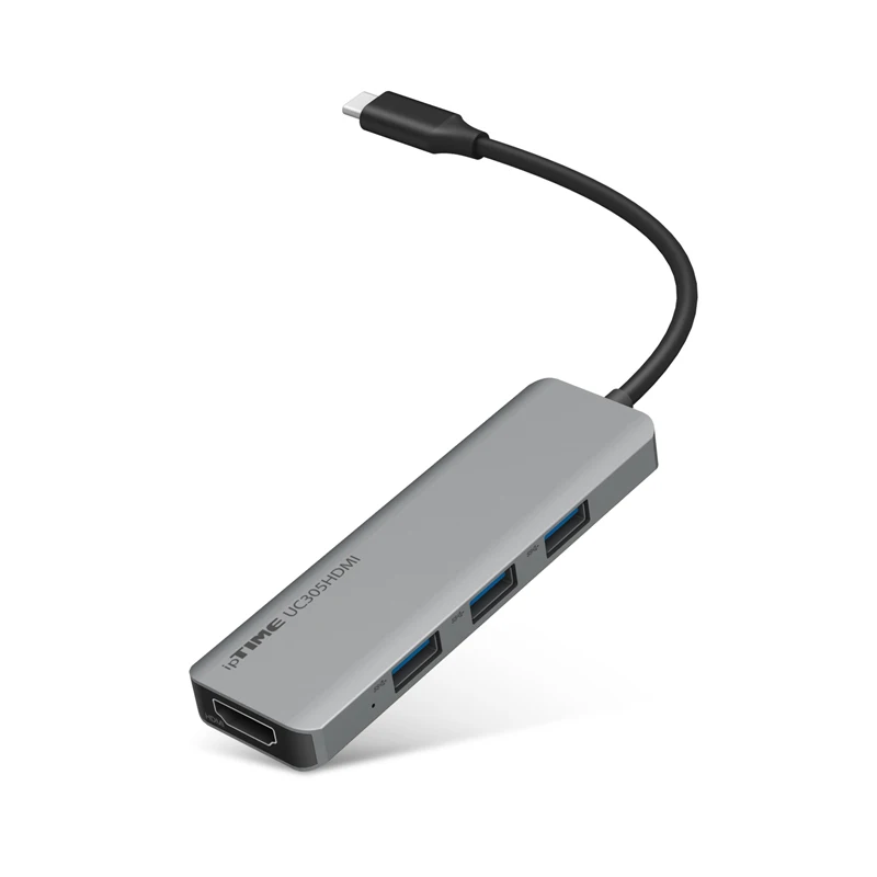 IpTIME UC305HDMI IPETIME USB Hub USB3.1 USB-C to HDMI + 3 port USB3.0 TYPE-A USB Hub