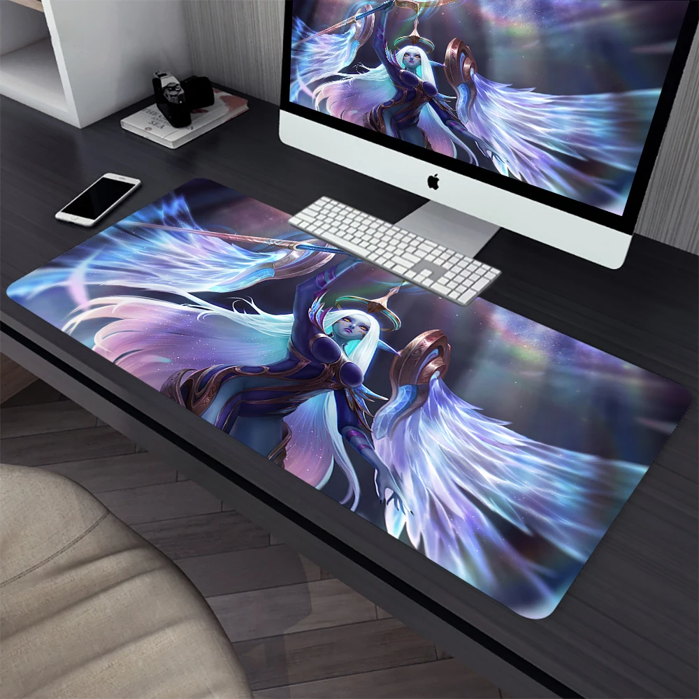 League of Legends Soraka Large Gaming Mouse Pad Computer Mousepad PC Gamer Mouse Mat Office Mausepad XXL Keyboard Mat Desk Pad