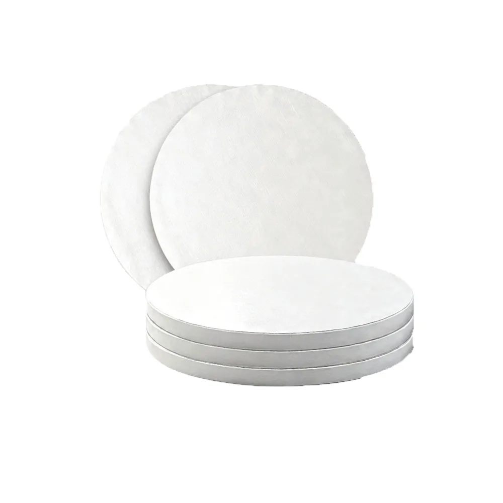 10 STKS 12mm10 inch Taartplaten Wit Karton Stevige Gegolfde Cirkels Basis Voedselgemaakte plaat Lade Decoreren Benodigdheden voor Babyshower Bruiloft Verjaardag