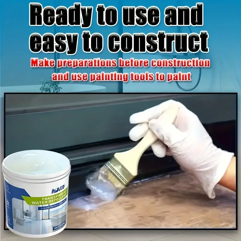 Ultra-Transparent Waterproof Repair Kit - A Durable Waterproof Solution for Boats, Cars and Homes, Providing Long-Lasting Protec