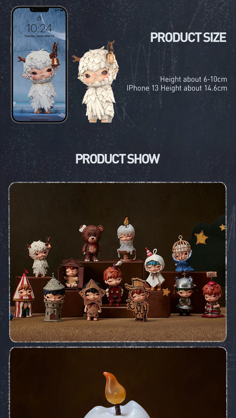 POP MART Hirono Shelter Serie Blind Box Spielzeug Kawaii Anime Action Figure Cartoon Modell Überraschung Box Mystery Box Wohnkultur – Detail 4