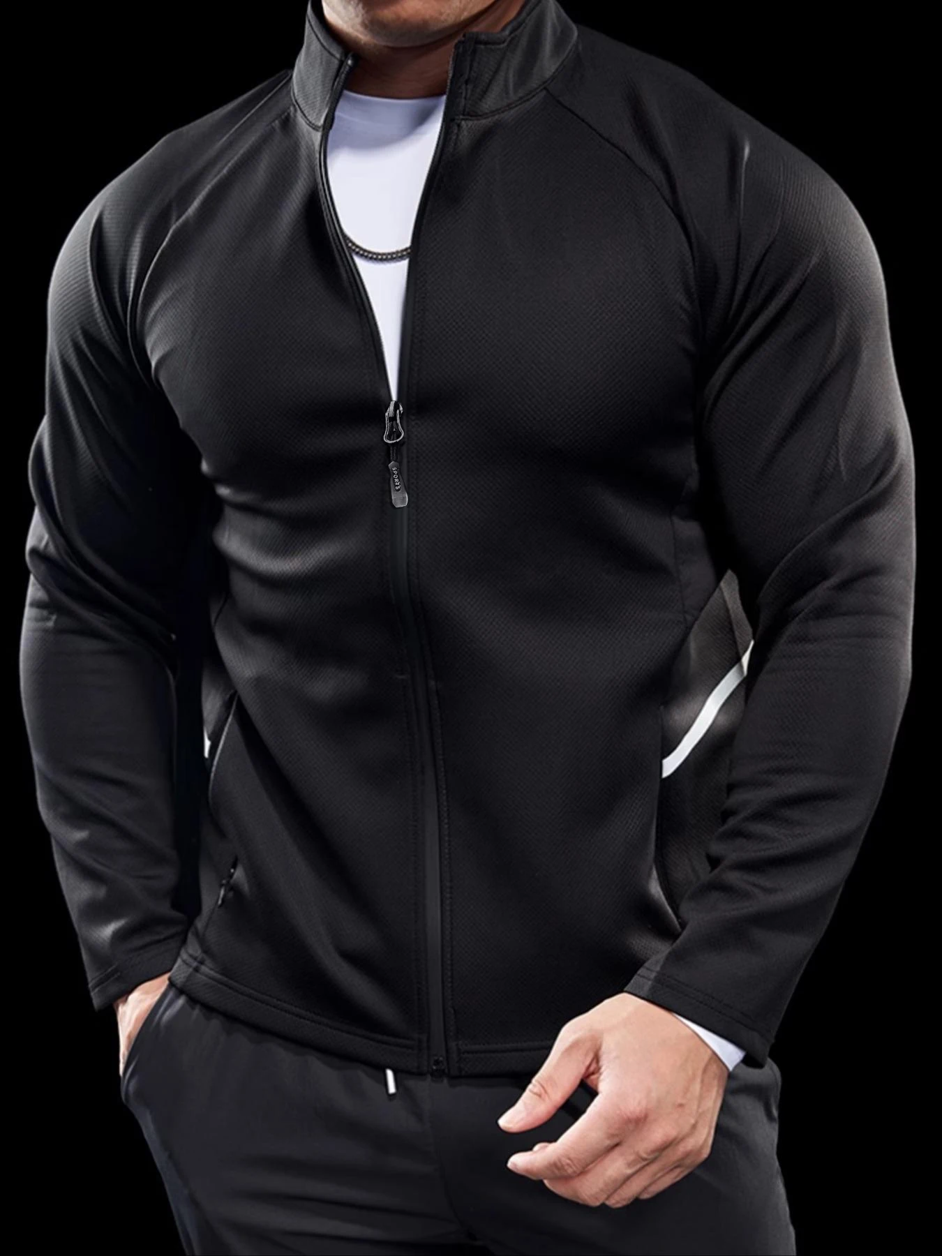 Men\'s Jackets, Training Wear Jackets, Muscle Curves, Fitness Casual, Lightweight, Slim, Quick Dry, Running, Boyfriend\'s Gift