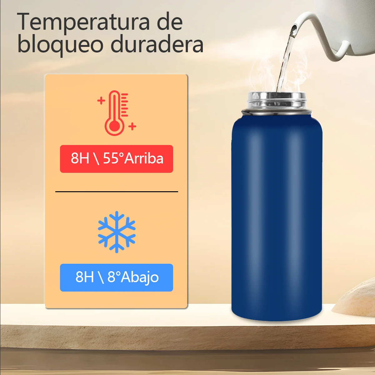 27Oz/800Ml زجاجة فارغة معزول كوب الثلج زجاجة مياه رياضية كوب للشرب الكثير من الشرب في الهواء الطلق السفر سيارة كوب ماء التخييم التنزه الصالة الرياضية المحمولة بهلوان العزل الساخن والبارد #4