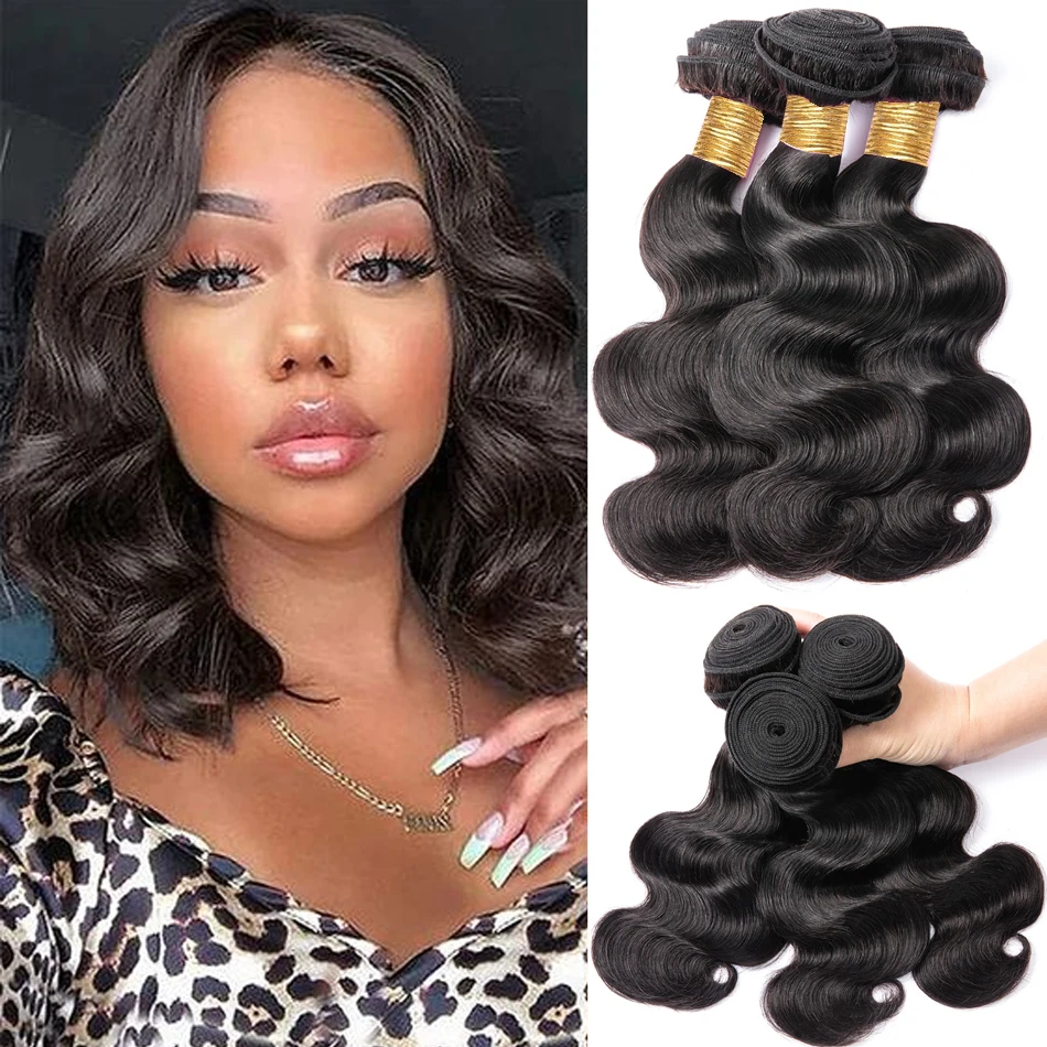 

Cheap Peruvian Body Wave Bundles Deals 100% Unprocessed Virgin Human Hair Weave Double Drawn Loose Short Hair Body Weave Bundles