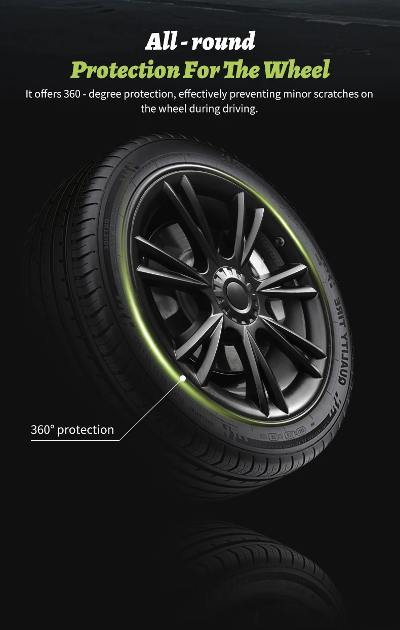 Design für Tesla Modell y 2013-2017 sportliche Rad abdeckung 19-Zoll-Ersatzfahrzeug Auto Radkappen Zubehör – Detail 5