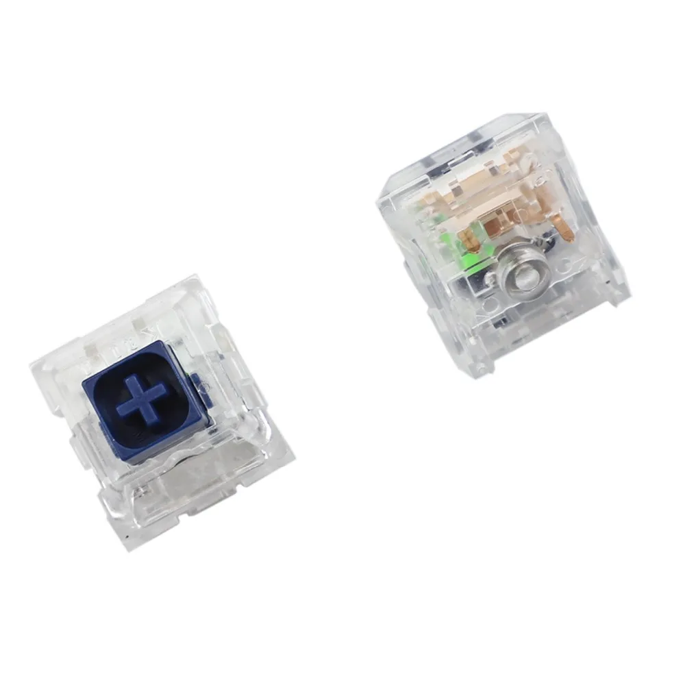 Kailh Box Crystal Royal Navy Blue Jade Pink 5 pin Switches IP56 Water-proof Compatible Cherry MX Switches