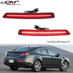 iJDM Car LED Bumper Reflector Lights Assemblies For Acura TL Function as Tail,Brake & Rear Fog Lamps,Turn Signal Light 2012-2014