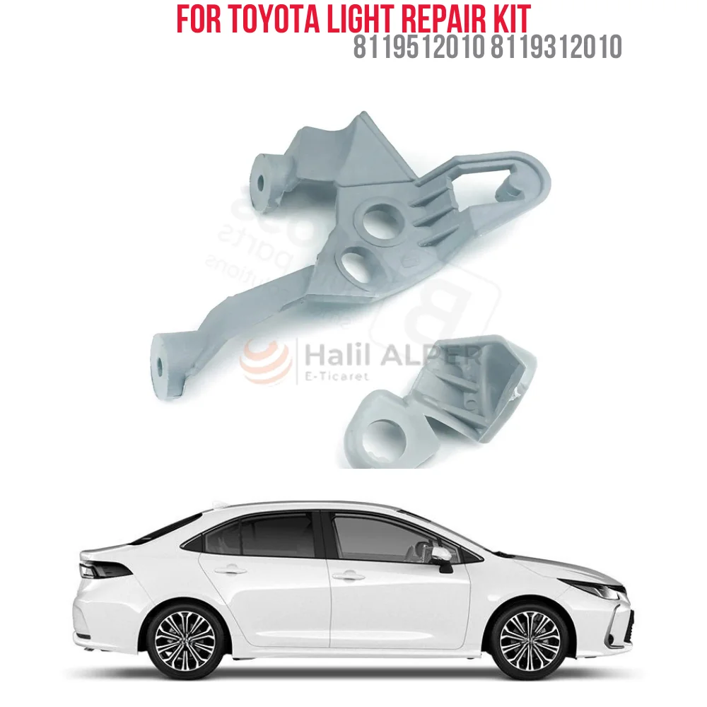 FOR HEADLIGHT REPAIR KIT RH (PATENTED PRODUCT) TOYOTA COROLLA E.M. 03-07 OEM 8119512010 8119312010 SUPER QUALITY HIGH SATISFACTI