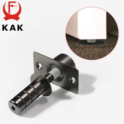 KAK Brass Door Stops Heavy Duty Door Holder Magnetic Invisible Door Stopper Catch Hidden Stainless Steel Door Stop Hardware