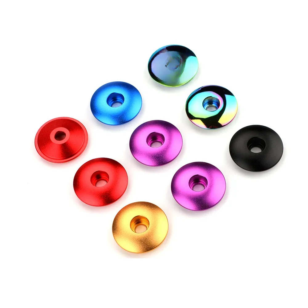 AliExpress Meische 1pcs Stem Top Cap Bike Parts Mountain Bike Stem Headset Cover Aluminum Alloy Ultra-ligh Bowl Cover Road Bike Fixed Gear