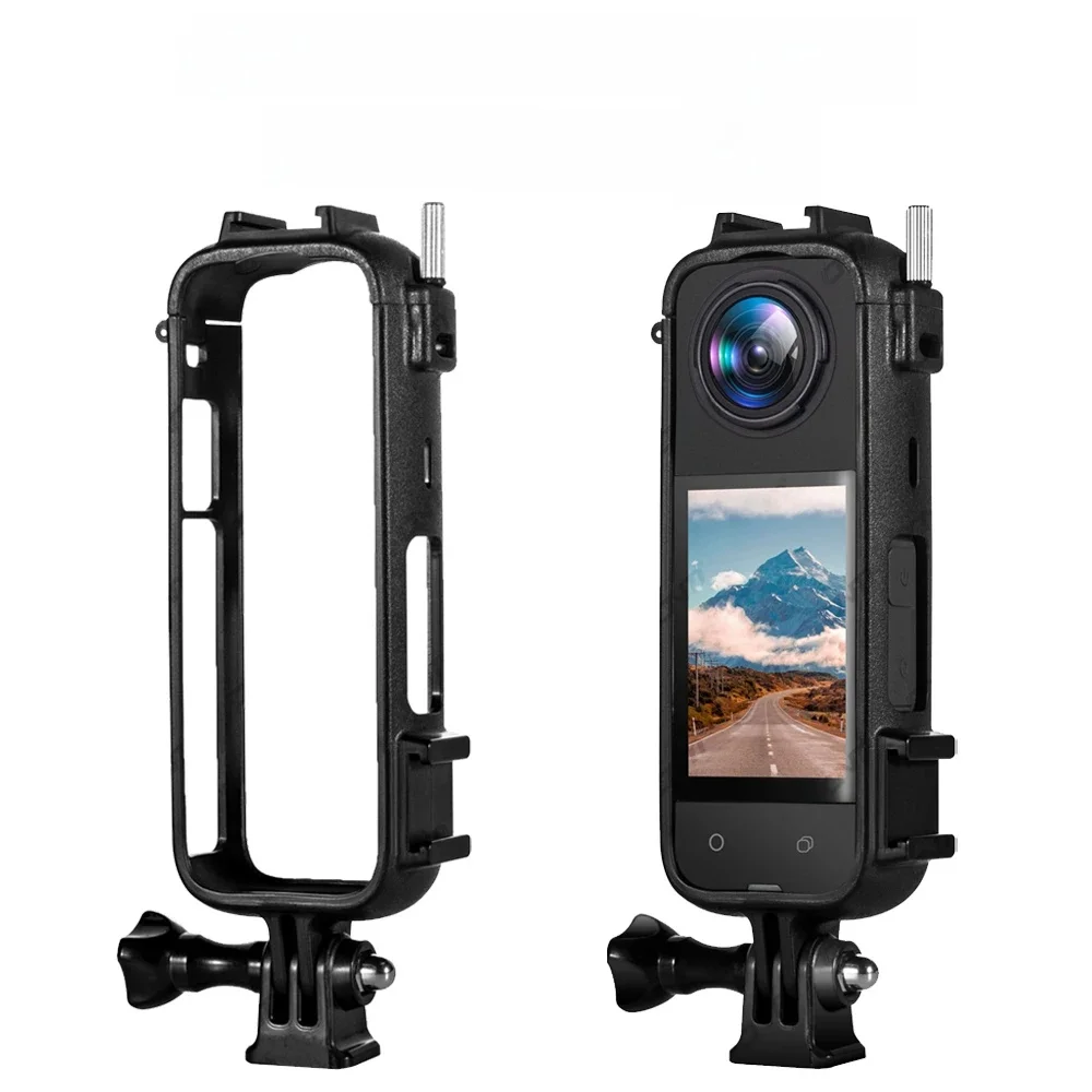 Rama ochronna do akcesoriów Insta360 X4 Twarda obudowa PC do kamery Insta 360 X4 Wytrzymała rama z mocowaniem na zimną stopkę — zdjęcie 2