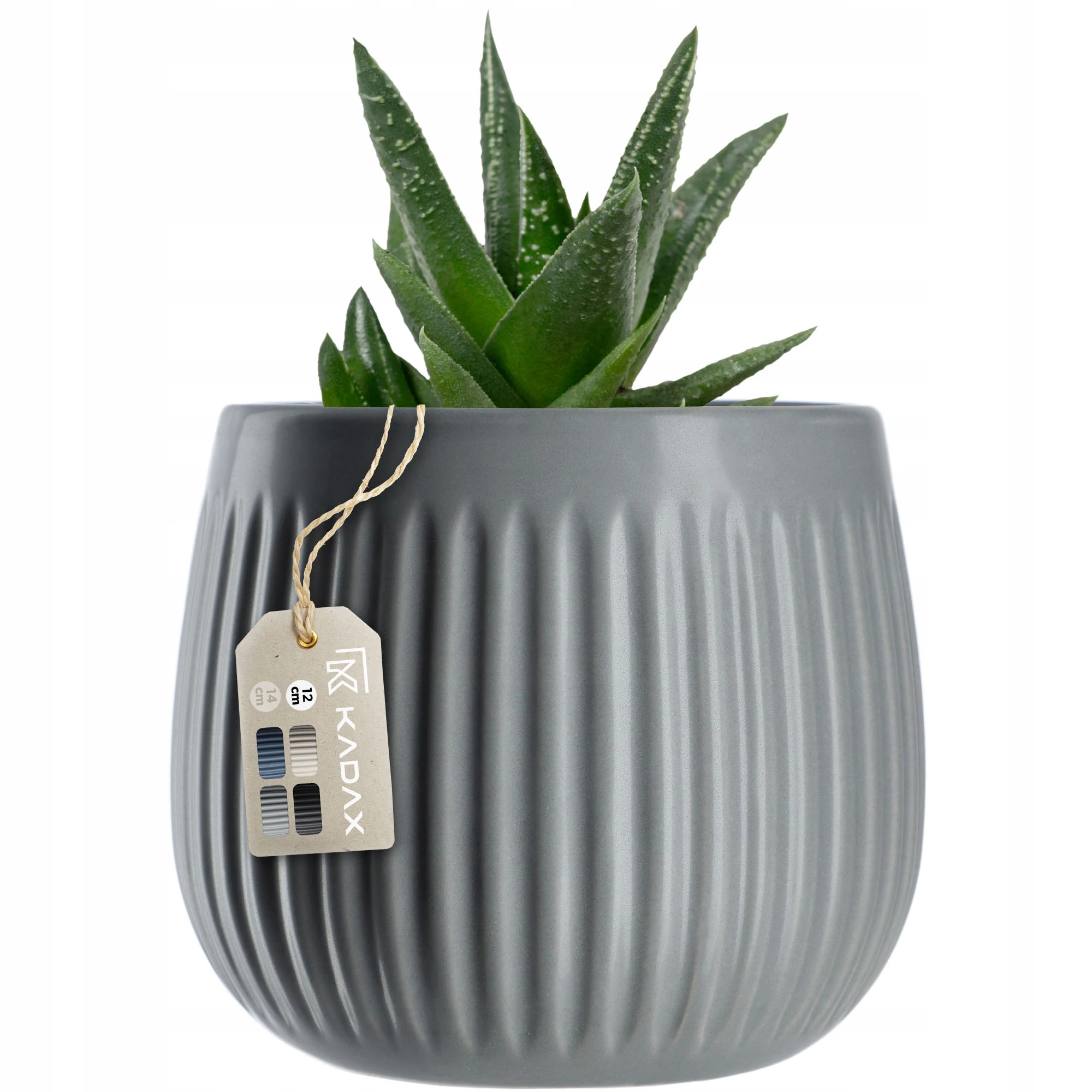 KADAX Keramische Pot 12cm Deksel Wit