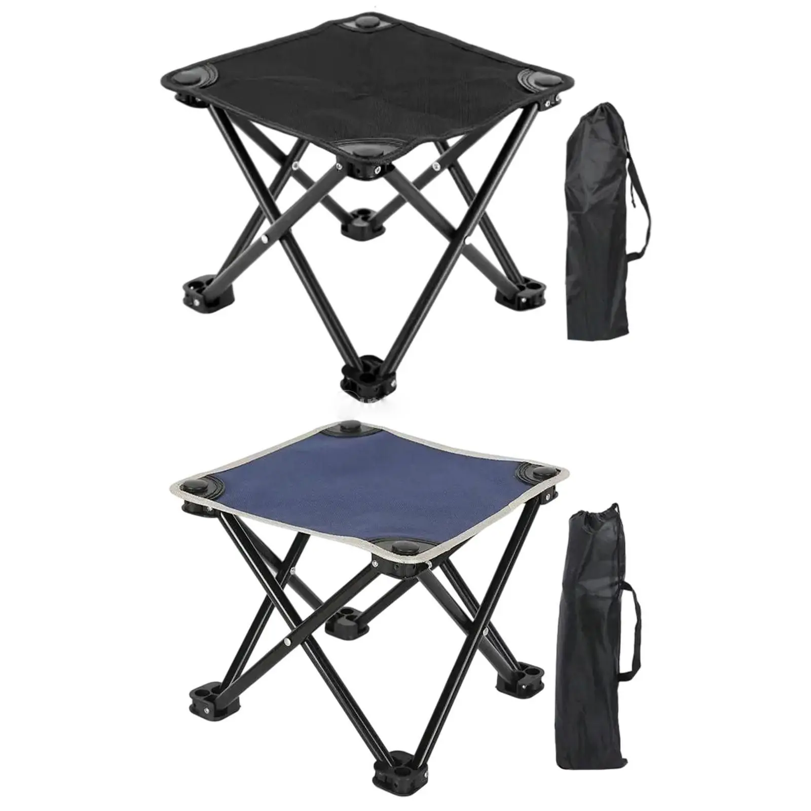 Taburete portátil ultraligero para salón, Patio, otomanos perezosos, taburete de Camping, taburete otomano ligero para reposapiés para parque, mochilero y Patio