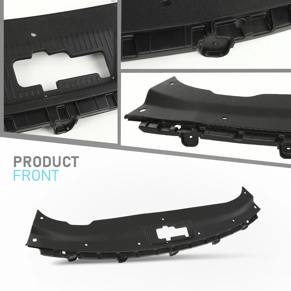 Gruppo radiatore griglia anteriore superiore adatto per Hyundai Sonata 2015-2017 1.6L/2.0L/2.4L Trendline 86361C1000, 86361C2000 Plastica