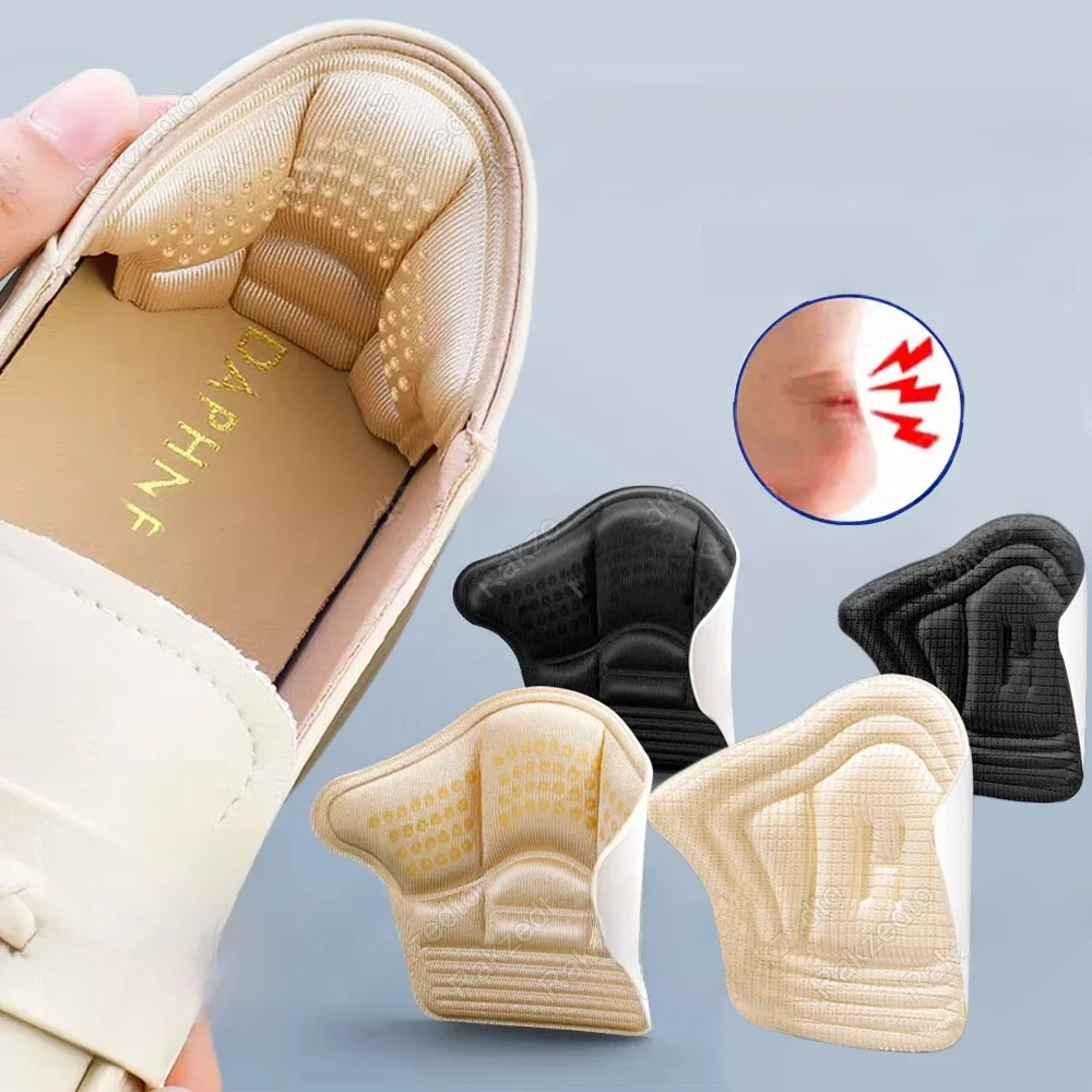 4 Pièces talonnettes pour chaussures de sport trop grandes réduire la taille talon douleur soulagement coussinets de pied pour chaussures anti-usure pieds talon autocollants pour baskets