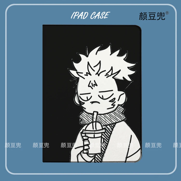 Jujutsu Kaisen Anime Ryomen Sukuna Case For iPad 10.2 9th 10th Air 3 Mini 6 5 Case Luxury Silicone Pro 12.9 11 in iPad Air 4 5 6