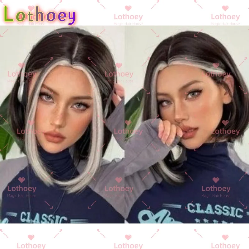 شعر مستعار مستقيم بوب 613 قطف الصباغة بين الألوان 2025 تصفيفة الشعر الشعبية لون شخصية يرتدي مريحة ومريحة