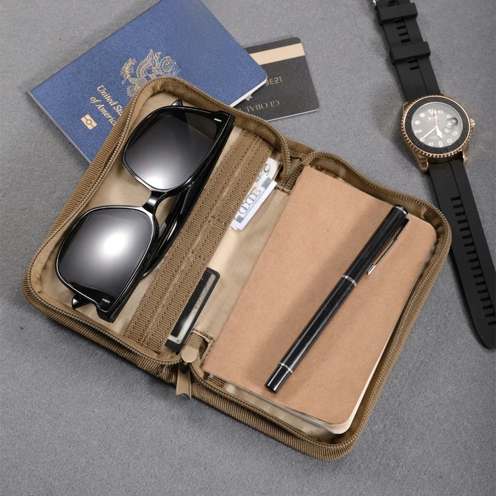 Couverture de poche en toile cirée pour ordinateur portable, couverture de journal pour notes de terrain, cahiers, extérieur, manchon uniquement