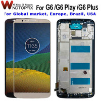 For Motorola Moto G6 Play LCD XT1922 Display Touch Screen Digitizer Assembly G6 Play Screen Replace For Moto G6 Plus LCD Screen