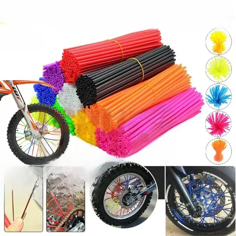 AliExpress 72pcs Spoke Skins Covers For Motocross Dirt Bike Wheel Rim Guard Protector Wraps