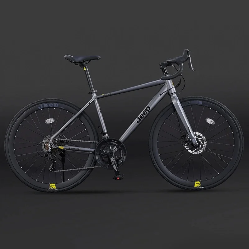 AliExpress Gravel Bicycle Aluminum Alloy Road Bike 16/18/24/27/30 Speed Race Bikes For Student Adult RC500 Variable Speed Bicycle
