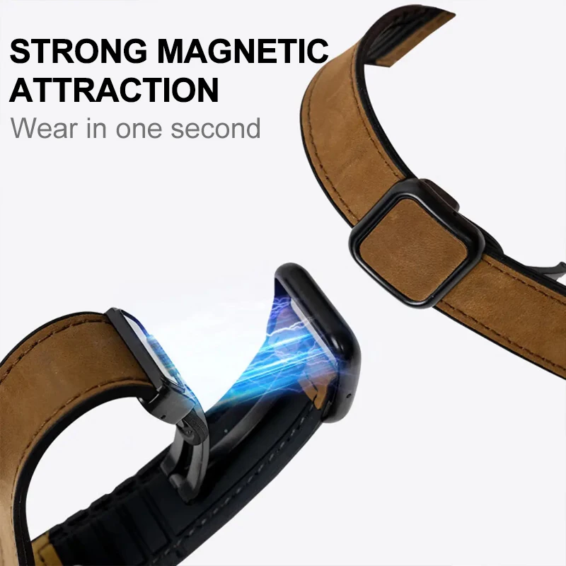 Leather Silicone Strap For Huawei Watch GT 5 4 46mm 41mm Bracelet For Huawei GT5 GT4 GT3 Pro GT2 22mm Strap Unisex watch strap image 4