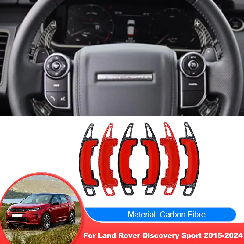 

Car Steering Wheel Shift Paddle DSG Extend Shifters Sticker Gear Accessories for Land Rover Discovery Sport L550 2023 2015~2024