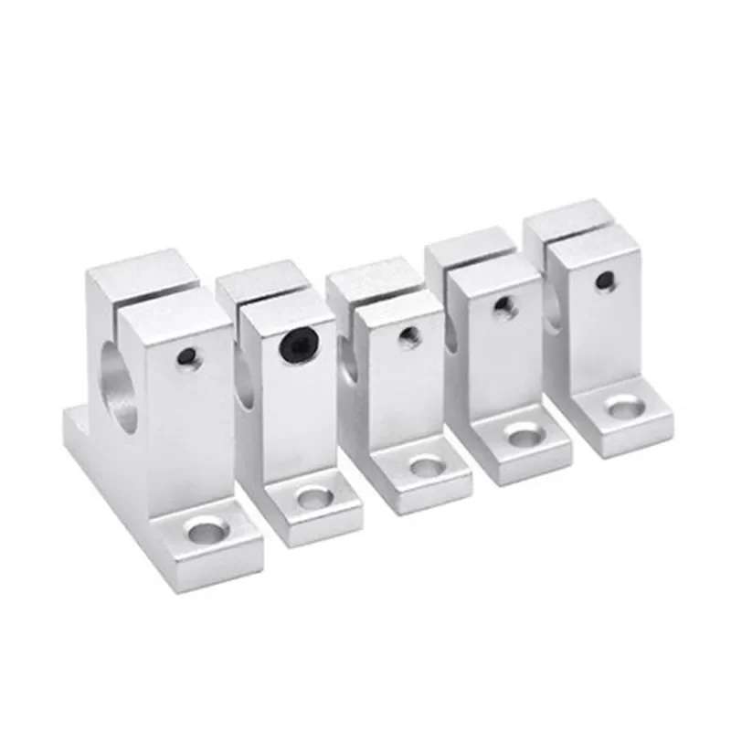 Axe optique linéaire SK, Support Vertical, cadre de roulement en alliage d'aluminium, Support de tige poli SK 8mm à 60mm, 1 pièce