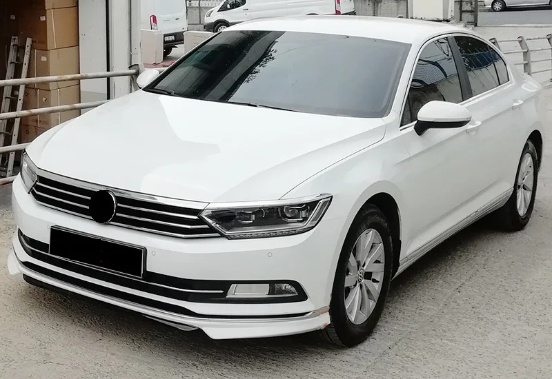 Abt estilo pára-choques dianteiro lábio para passat b8 saias laterais carro tuning lábio acessórios do carro