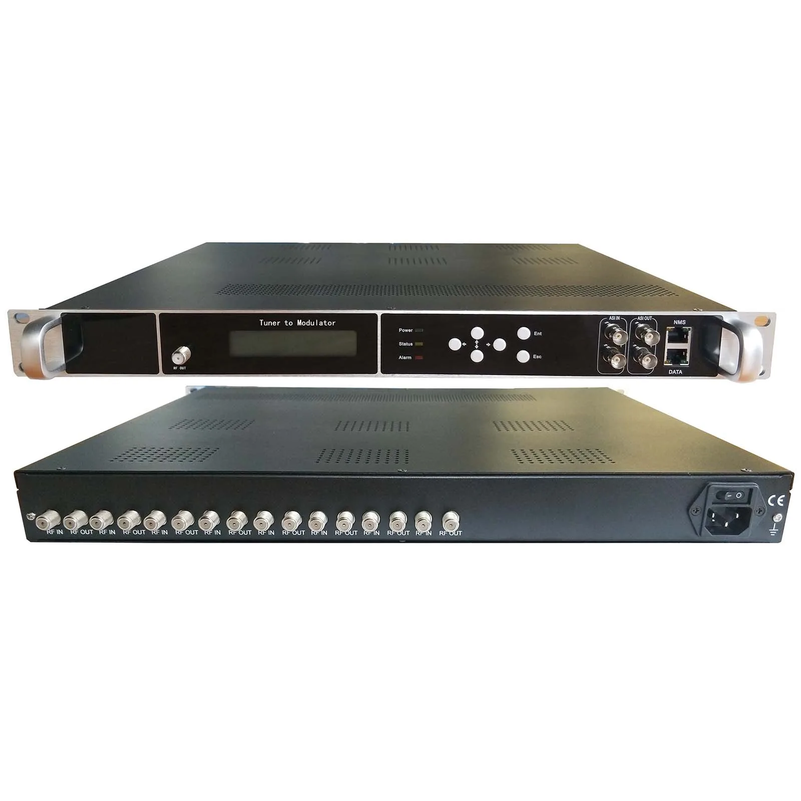 

8 tuners to RF modulator, digital catv modulator, DVB-S2/DVB-T2/DVB-C/ATSC/ISDB-T tuners input, output DVB-T/DVB-C/ATSC/ISDB-T