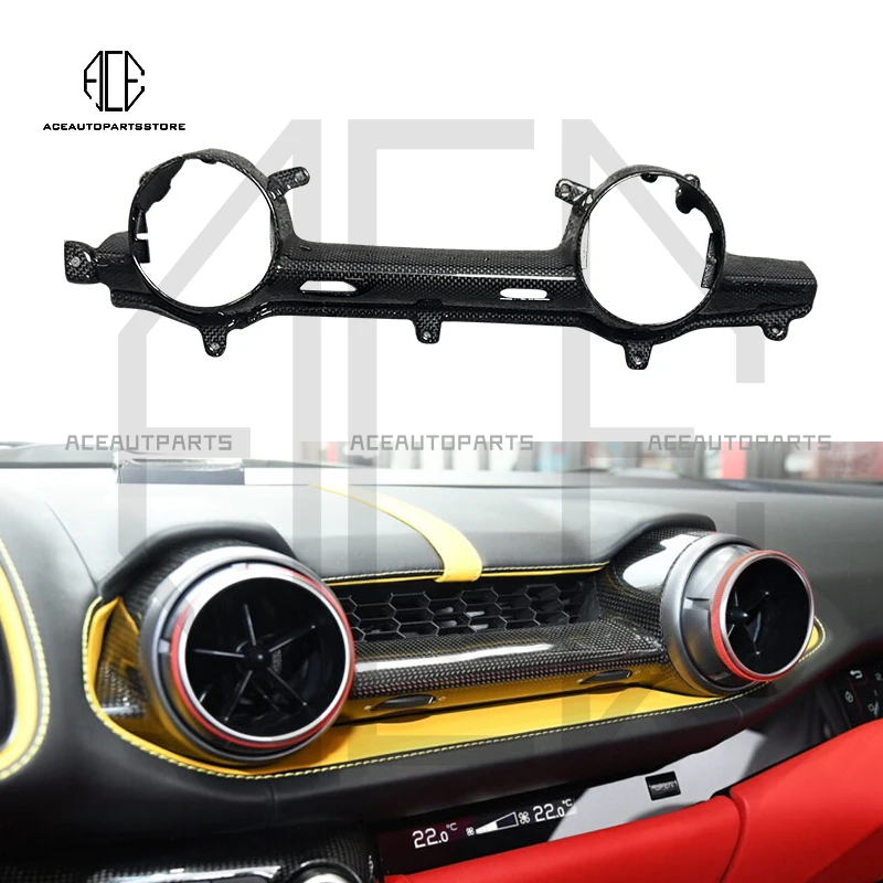 OEM Style For Ferrari 812 GTS Superfast Air Con Surround Center Cover Dry Carbon Interior