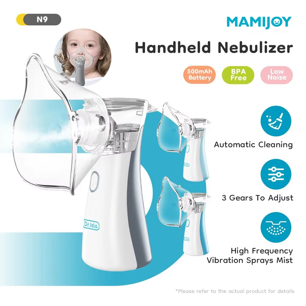 MAMIJOY nébuliseur Portable portatif inhalateur d'asthme atomiseur silencieux Mini nébuliseur médical humidificateur adultes enfants soins de santé