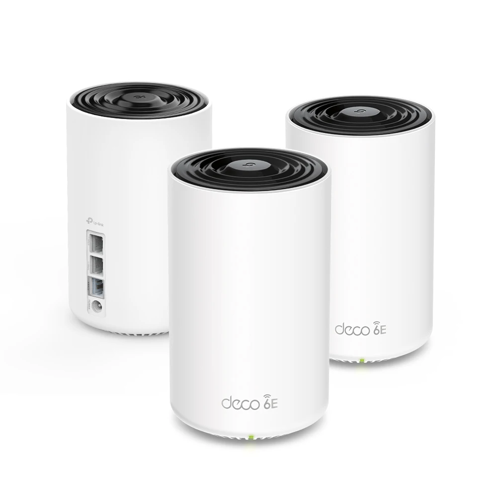 Deco XE75 Pro (3 Pack) MESHY WIFI Wi-Fi 6E Gigi WIELDLE WIRELEI INTERNET-LAREING INTERNET-LAREING EFFERENCE