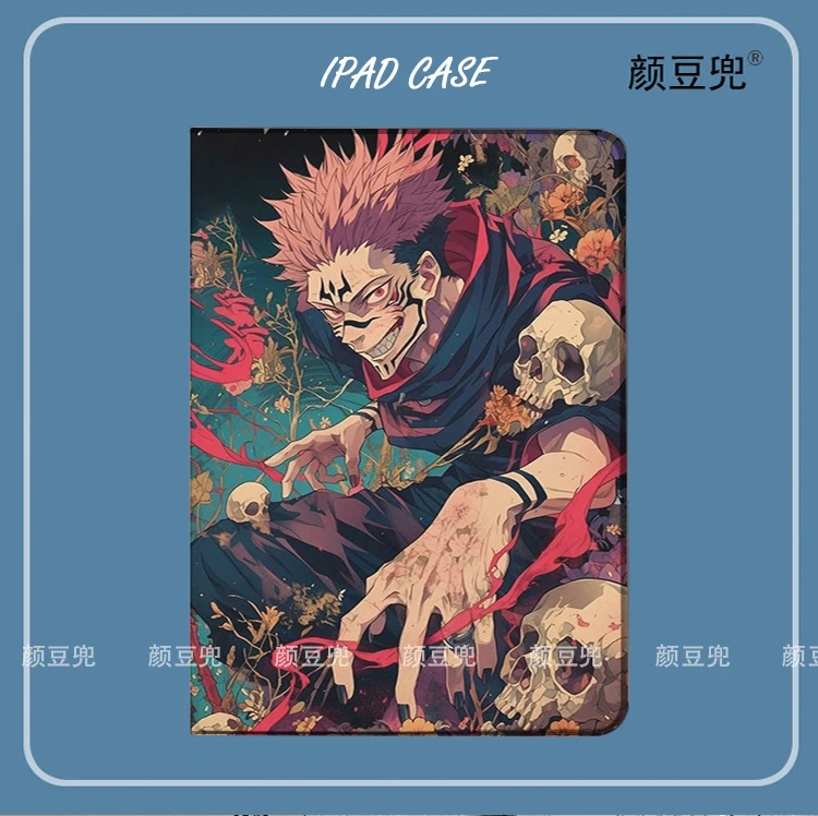 

Itadori Yuji Anime Jujutsu Kaisen For iPad Air 4 5 6 Mini 4 5 6 Case Luxury Silicone For Pro 13 12.9 11 10.5 inch For iPad 10th