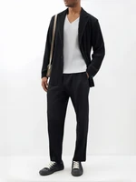 Miyake Pleated Blazers Business Casual Lined Blazer Top Fashion Suit Slim Fit Coat High Quality Jacket 2