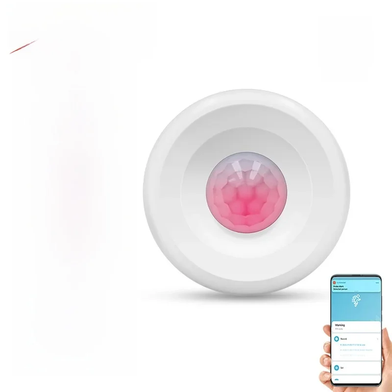Tuya WiFi inteligentny czujnik wykrywania ruchu PIR bezpieczeństwo czujnik alarmu antywłamaniowego inteligentne życie kontrola aplikacji wsparcie Alexa Google Home — zdjęcie 2