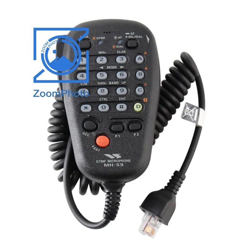 ポータブルマイクdtmfラジオ,yuu MH-59A8J/897dラジオ用ポータブルマイクFT-857D
