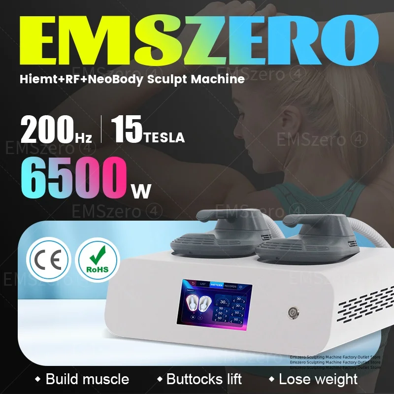 2025 EMSzero RF Muscle stimulator 200HZ HI-EMT EMS Body Sculpting Machine Fat Burning Slimming