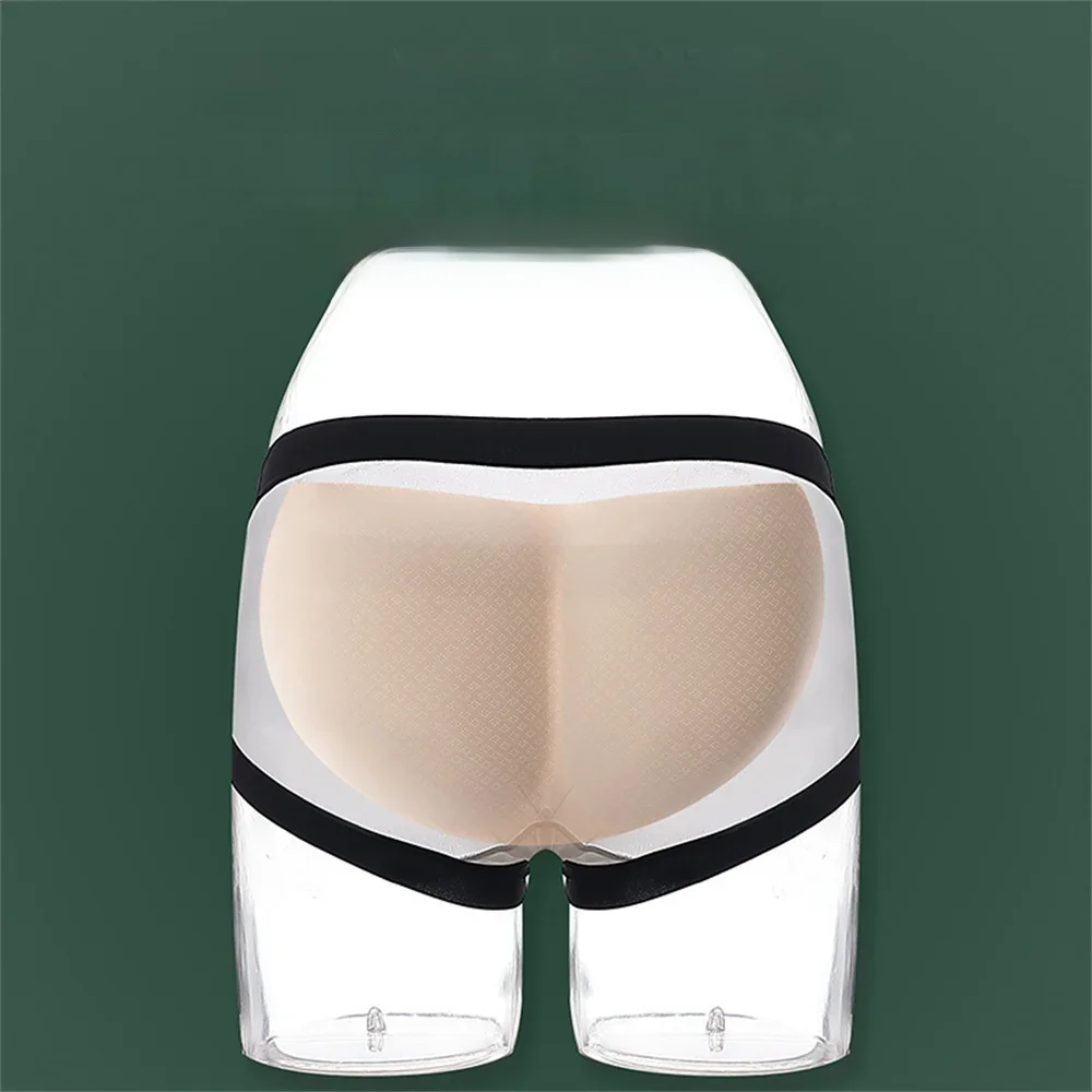 Fałszywe wkładki biodrowe Miękkie lateksowe wkładki podnoszące pośladki dla dorosłych Unisex Plump Pads Buttocks Enhancers Inserts Pad big Ass Crossdress Dragqueen — zdjęcie 2