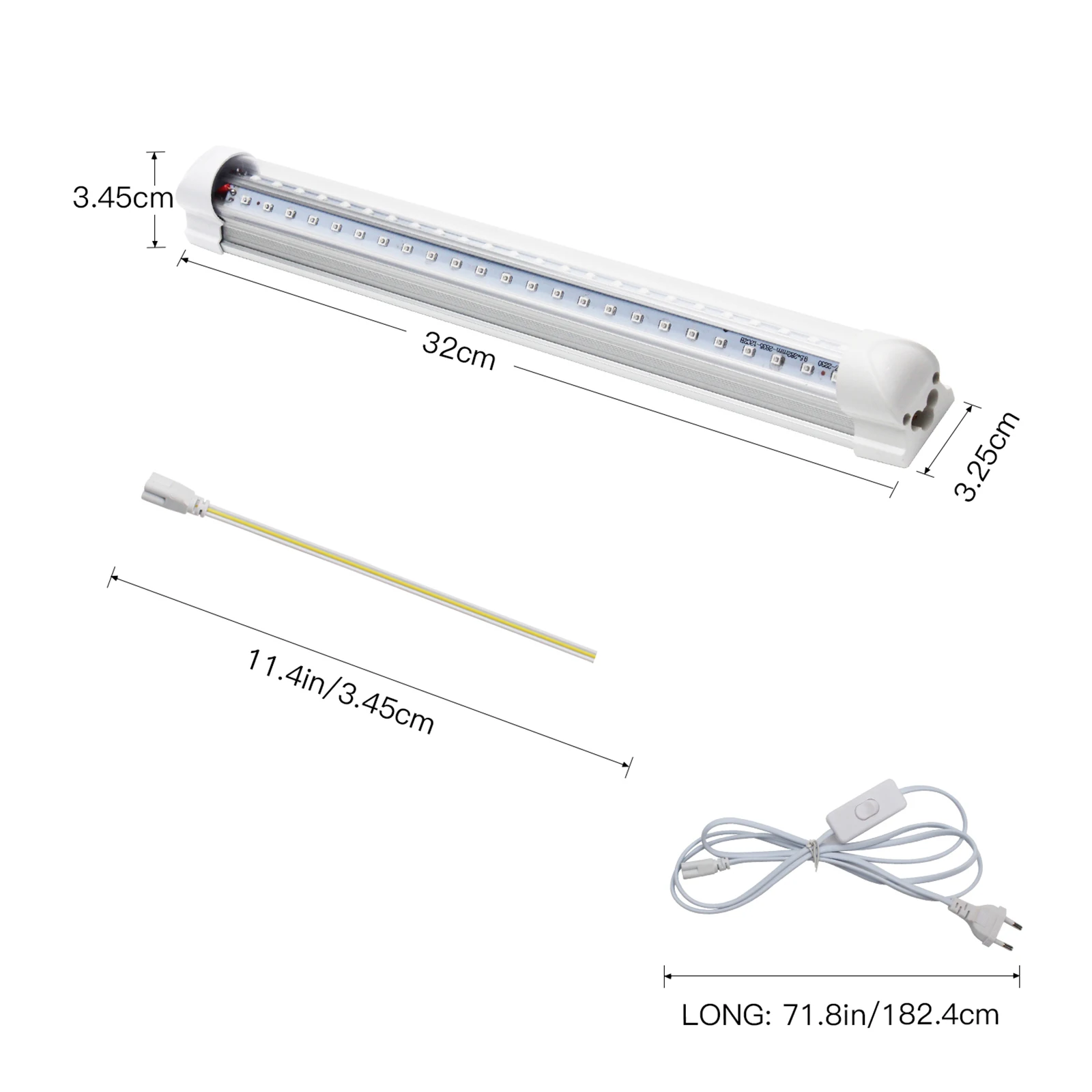 Barre lumineuse noire à LED UV portable, 10W, luminaire noir, tube d'affiche à lumière noire, éclairage de scène de fête, peinture Linge, art