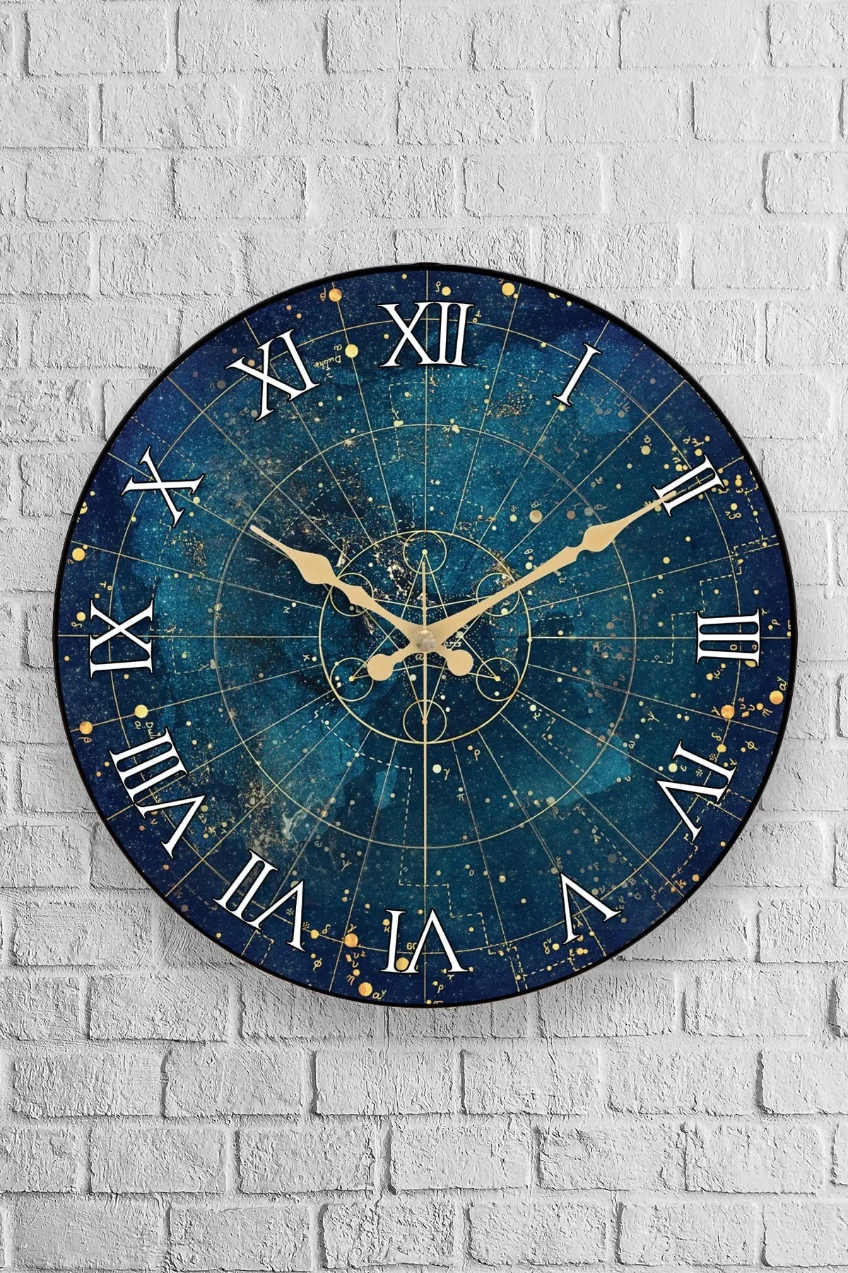 Space Oval 36cm Flat Digit and Roman numeral Wall Clock home decor wall decor