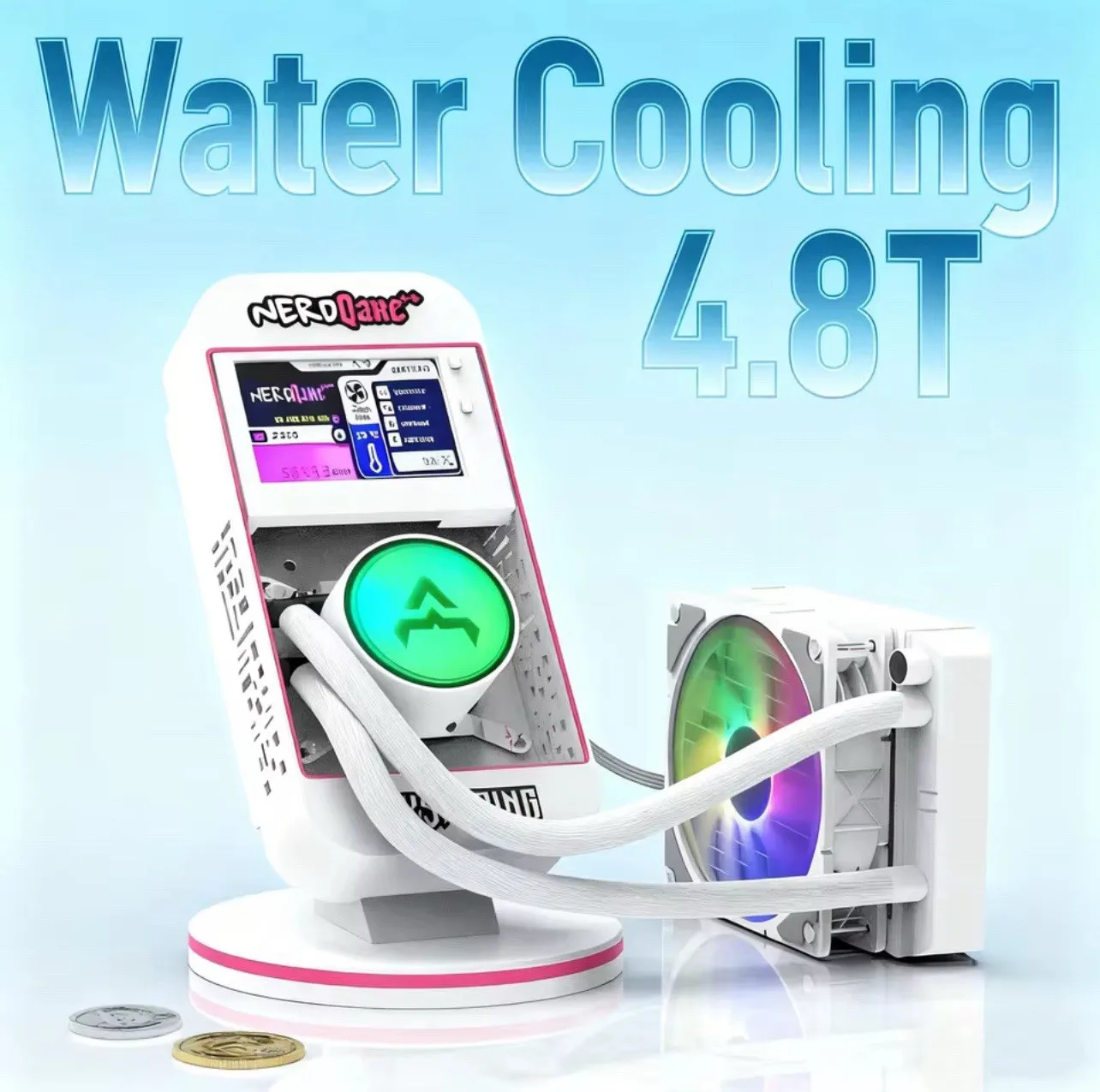 

JD BUY 2 GET 1 FREE Bitaxe Miner NerdQaxe++ Hydro 4.8TH/s Bitcoin ASIC Home Solo BTC Lotto Machine