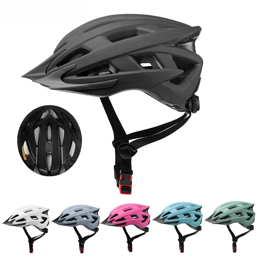 AliExpress NONE Bike Helmet for Adult Men Women with Suggested Fit 58-62cm, Lightweight with Adjustable Side and Chin Strap, Bike Accessories
