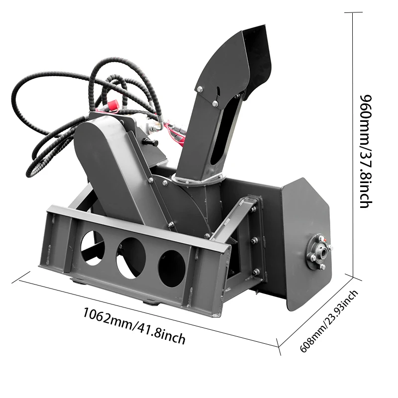 منفاخ الثلج ذات الجرافة التوجيهية سهل التعامل مع الثلج في الشتاء، مما يجعل إزالة الثلوج في الشتاء أسهل وأكثر كفاءة.