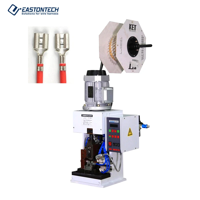 EASTONTECH EW-5045 Auto Electrical End Feeding Terminal Wire Terminal Crimp Stripping Tools Terminales Harness Press Machine